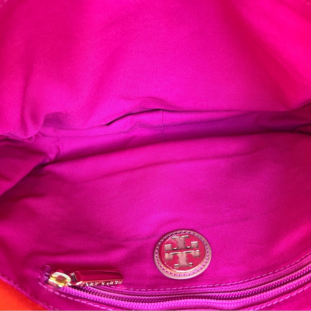 Tory Burch orange NYC Nolita/Meatpacking messenger crossbody - Picture 10 of 12